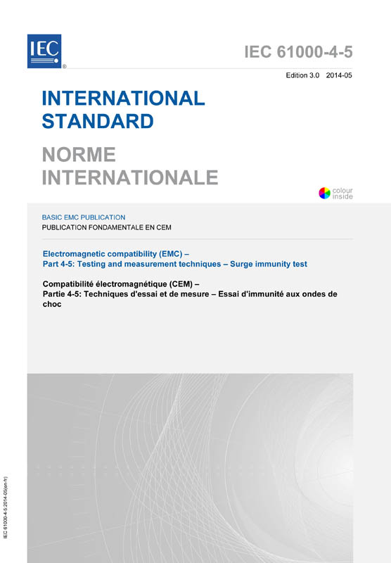 Cover IEC 61000-4-5:2014